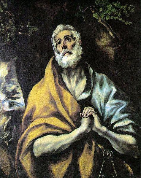 The Repentant Peter, El Greco